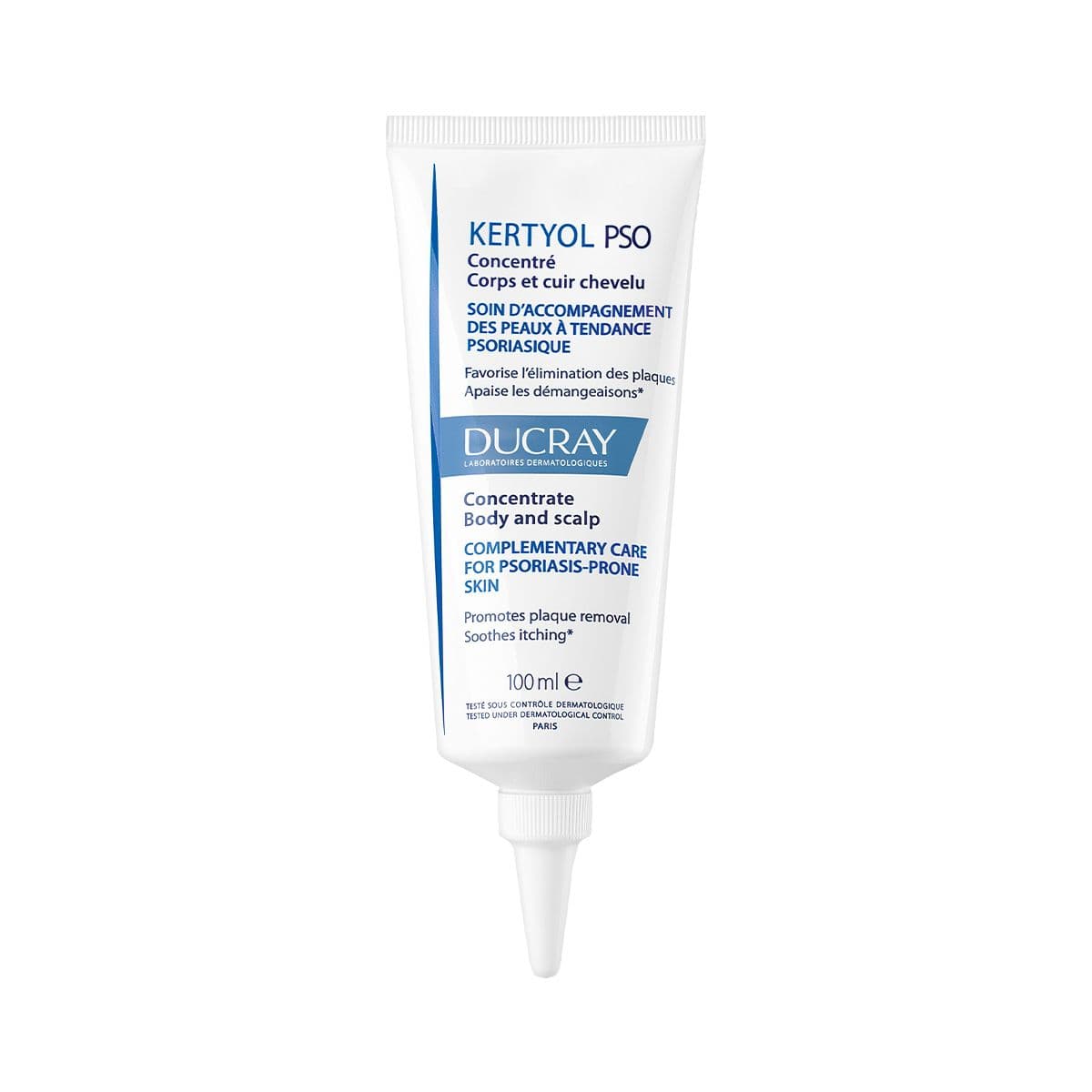 კონცენტრატი ფსორიაზისკენ მიდრეკილი არეებისთვის Kertyol PSO 100მლ 8480 დუკრე - Ducray