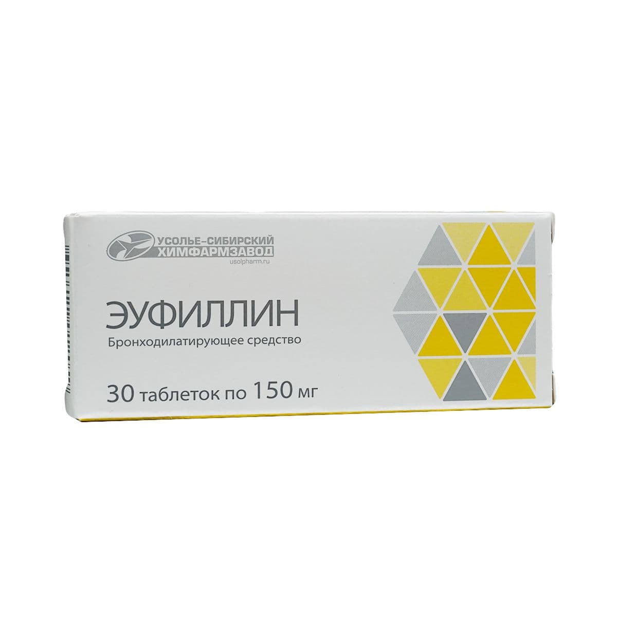 ეუფილინი - Euphyllin 150მგ 30 ტაბლეტი