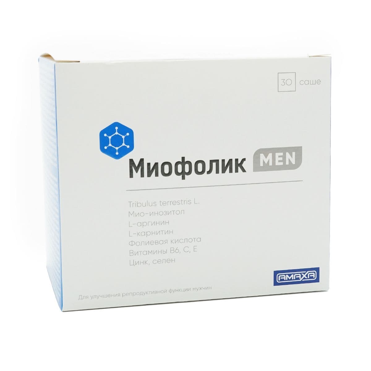 მიოფოლიკი მენი - Miofolic Men 4გ 30 პაკეტი