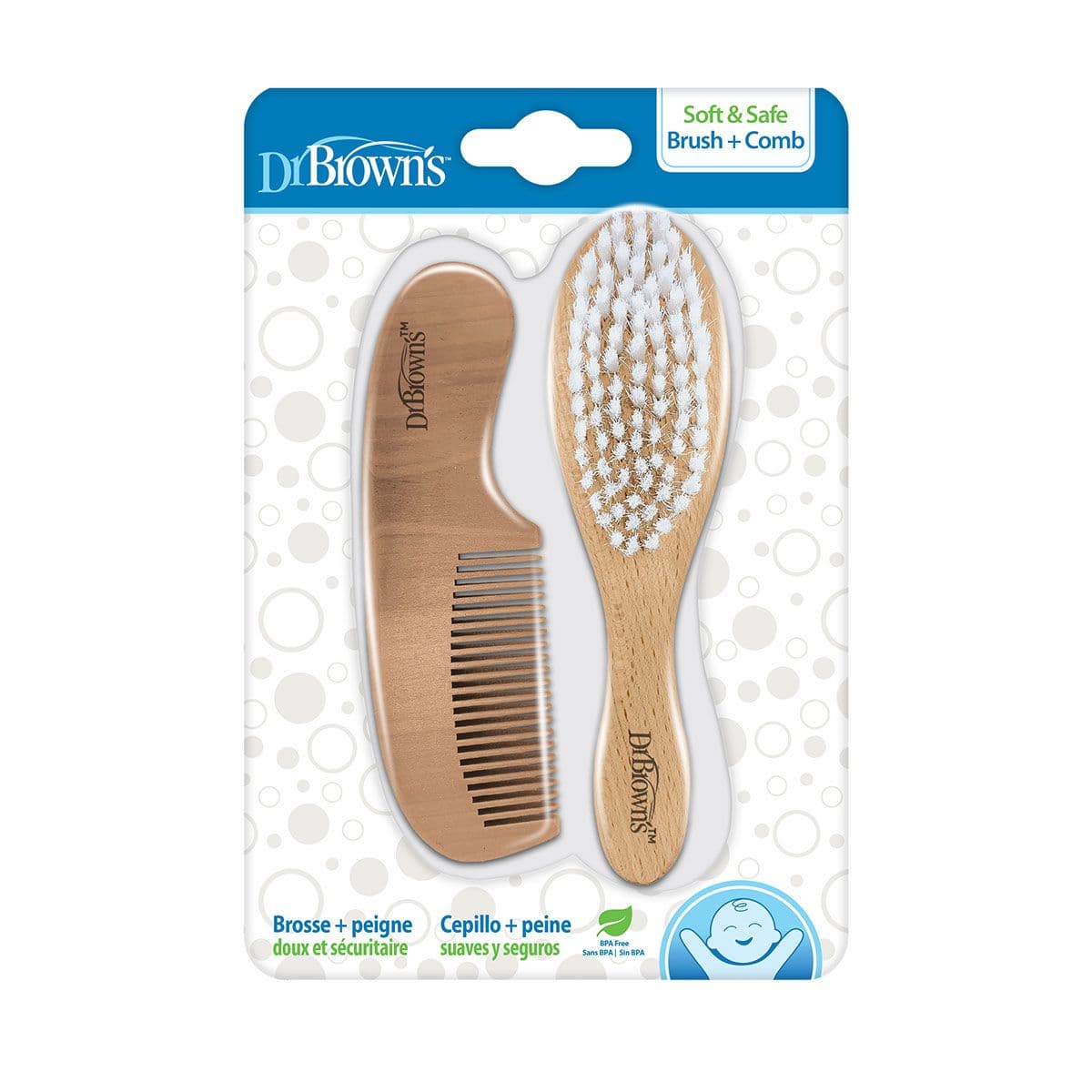 ჯაგრისი და სავარცხელი რბილი 2509 დოქტორ ბრაუნი - DrBrowns