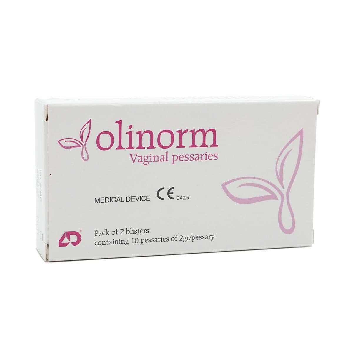 Olinorm - ოლინორმი ვაგინალური სუპოზიტორია 2გ 10 ცალი