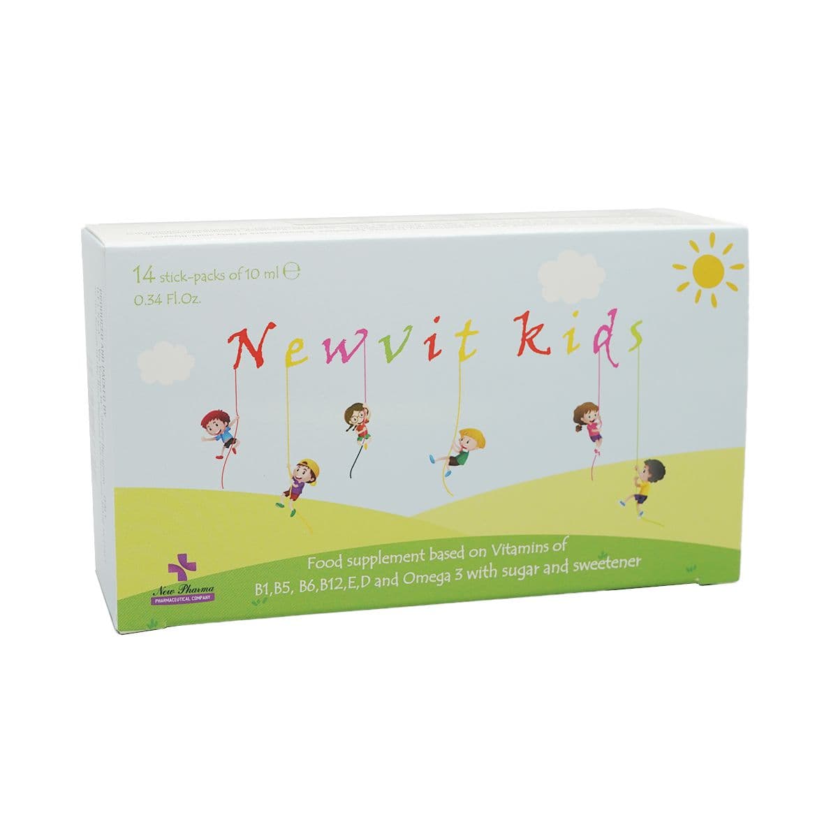 ნიუვიტი ქიდსი - Newvit Kids 10მლ 14 პაკეტი