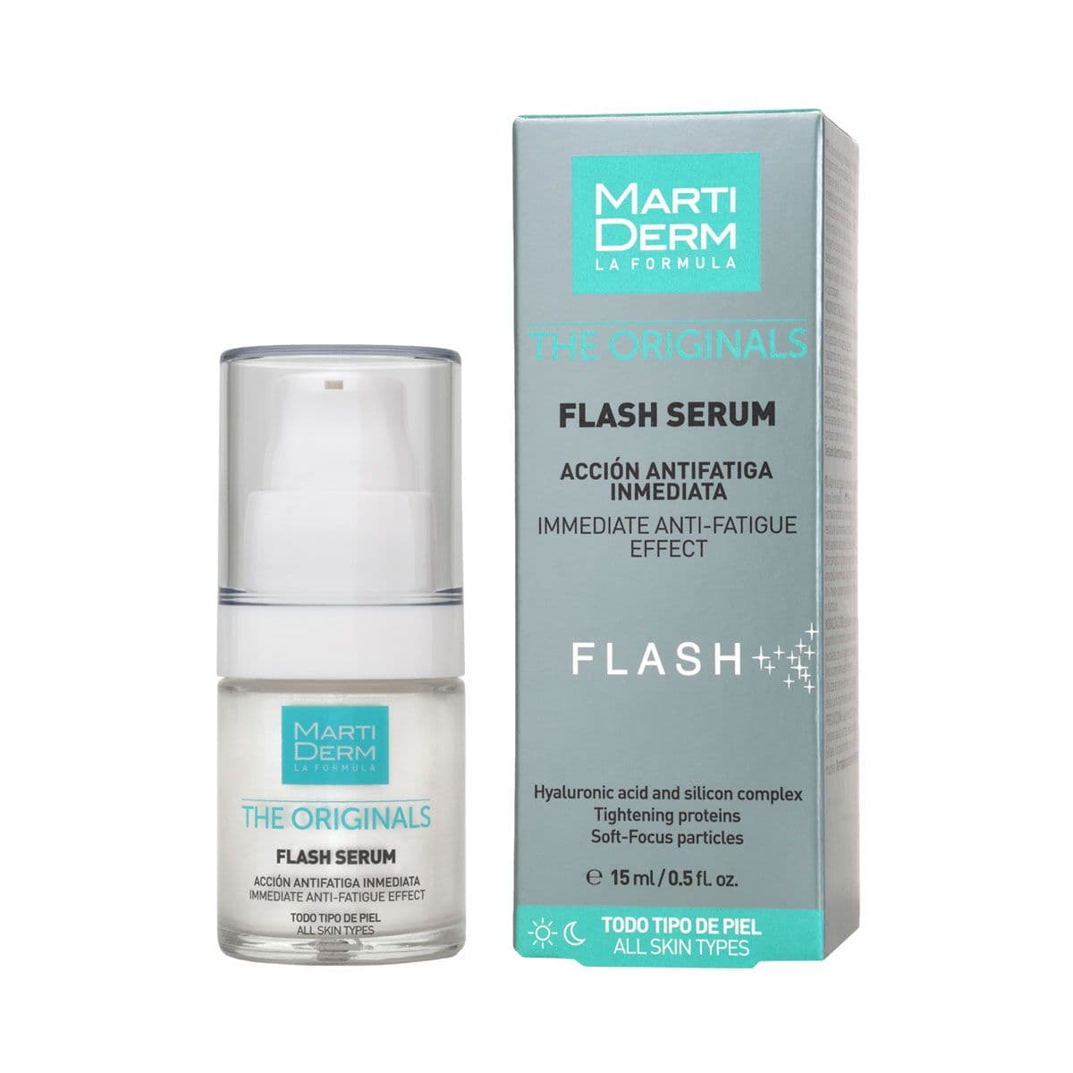 ჰიალურონის შრატი Originals Flash 15მლ 2759 მარტიდერმი - Martiderm