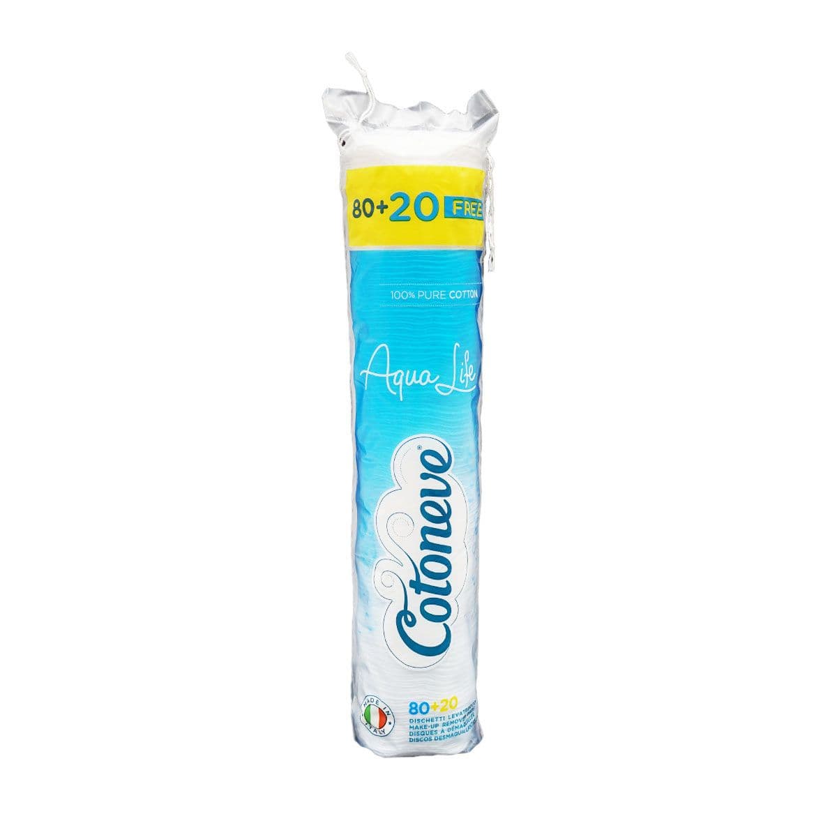 დემაკიაჟის ბამბის დისკი 80+20 ცალი 2478