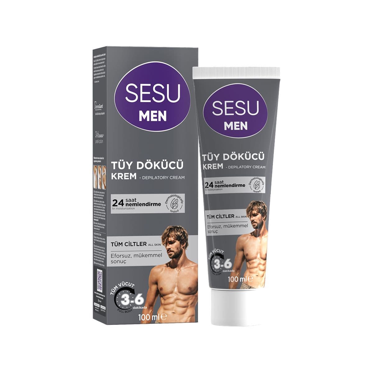 დეპილაციის კრემი MEN 100 მლ 2615 სესუ - Sesu
