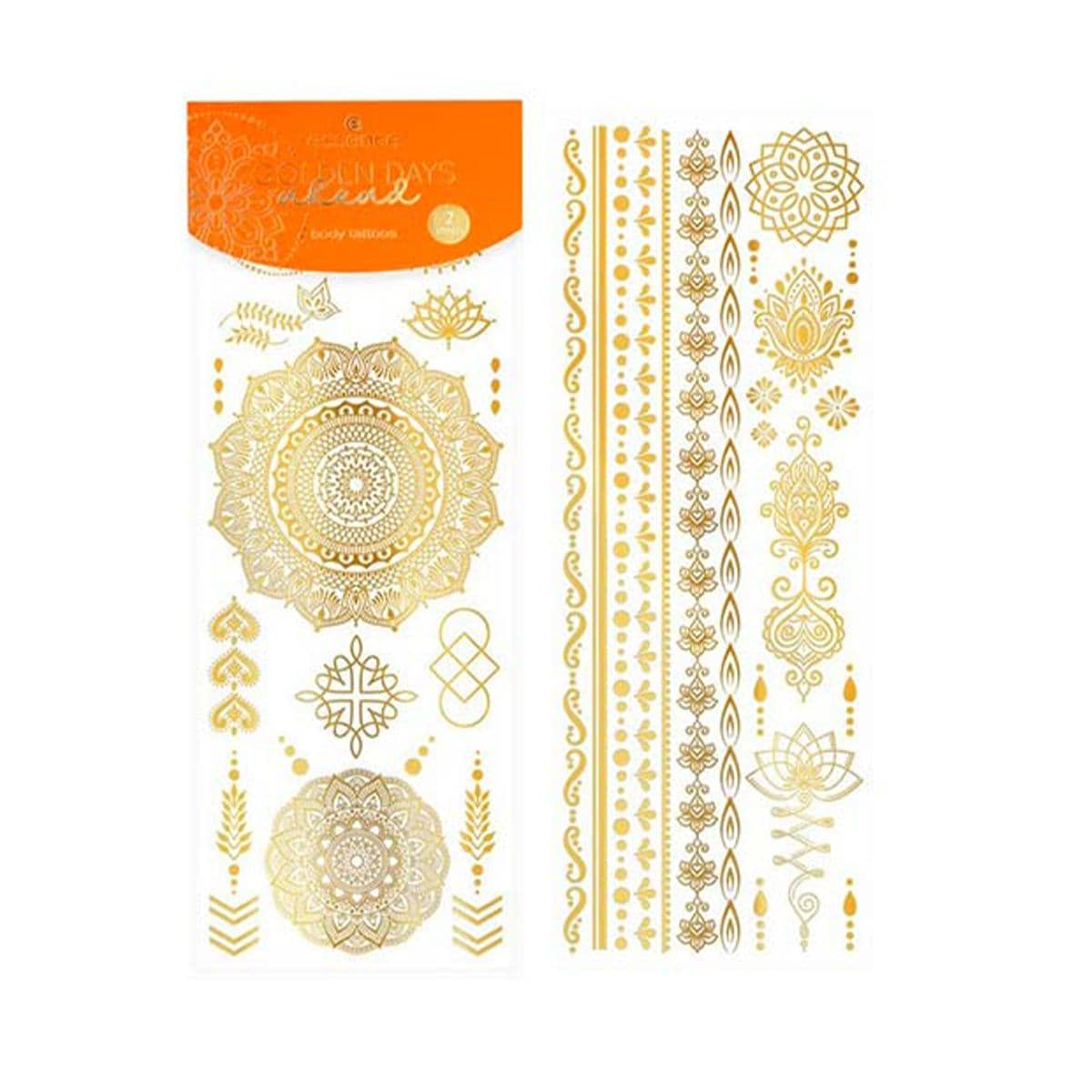 ტანის ტატუების ნაკრები Golden 01 0381 ესენსი - Essence