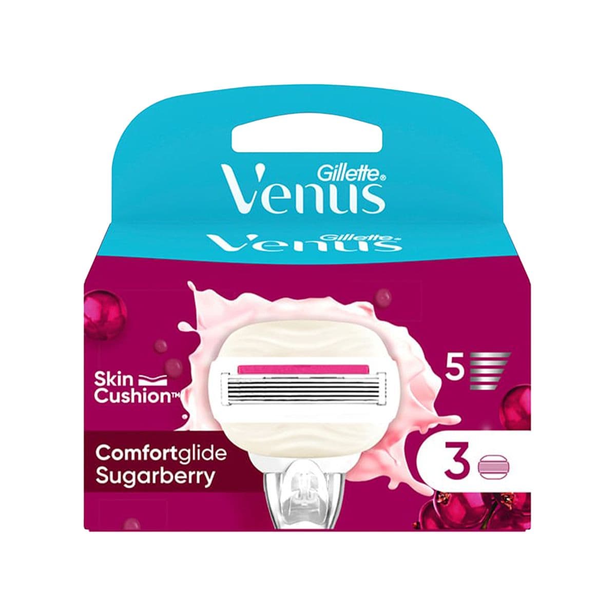 საპარსის პირი Sugarberry 3 ცალი 4164 ჯილეტი - Gillette