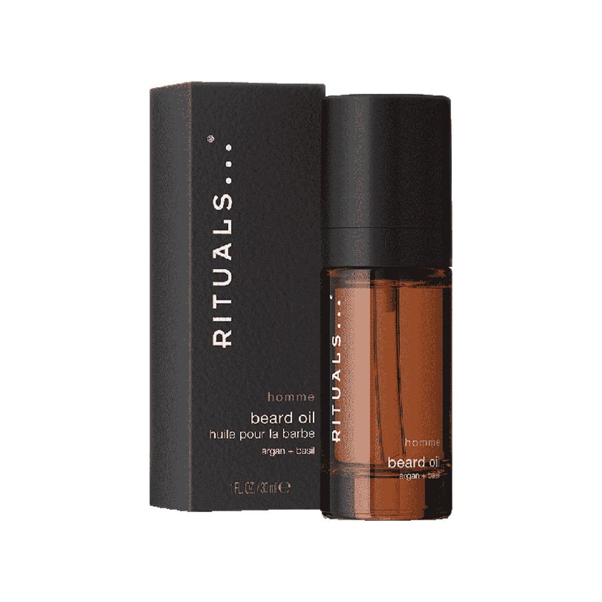 წვერის ზეთი არგანი და ბაზილიკი Homme 30 მლ 2981 რიტუალსი - Rituals