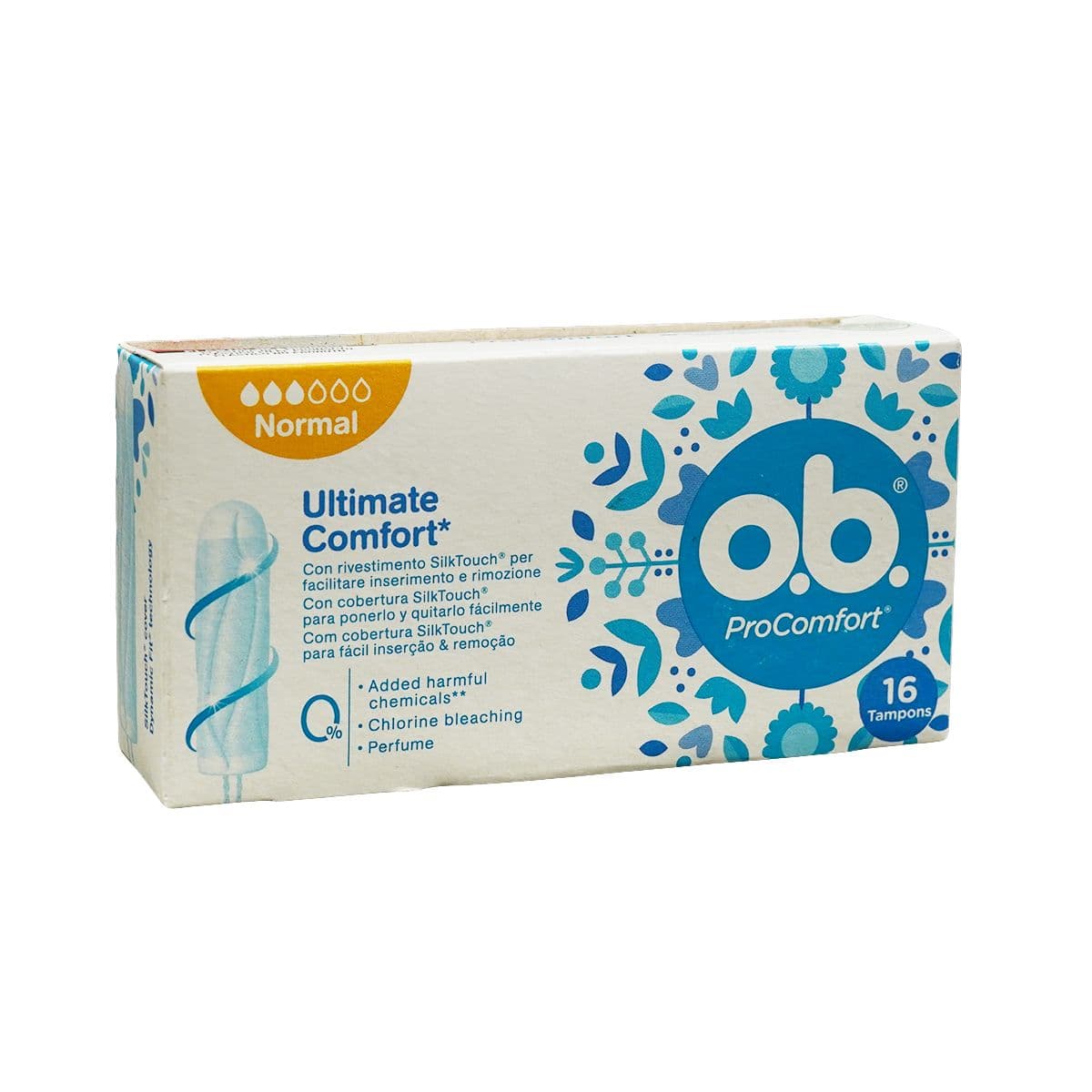ტამპონი პროკომფორტ ნორმალი 16 ცალი 0009 ო.ბი - O.B