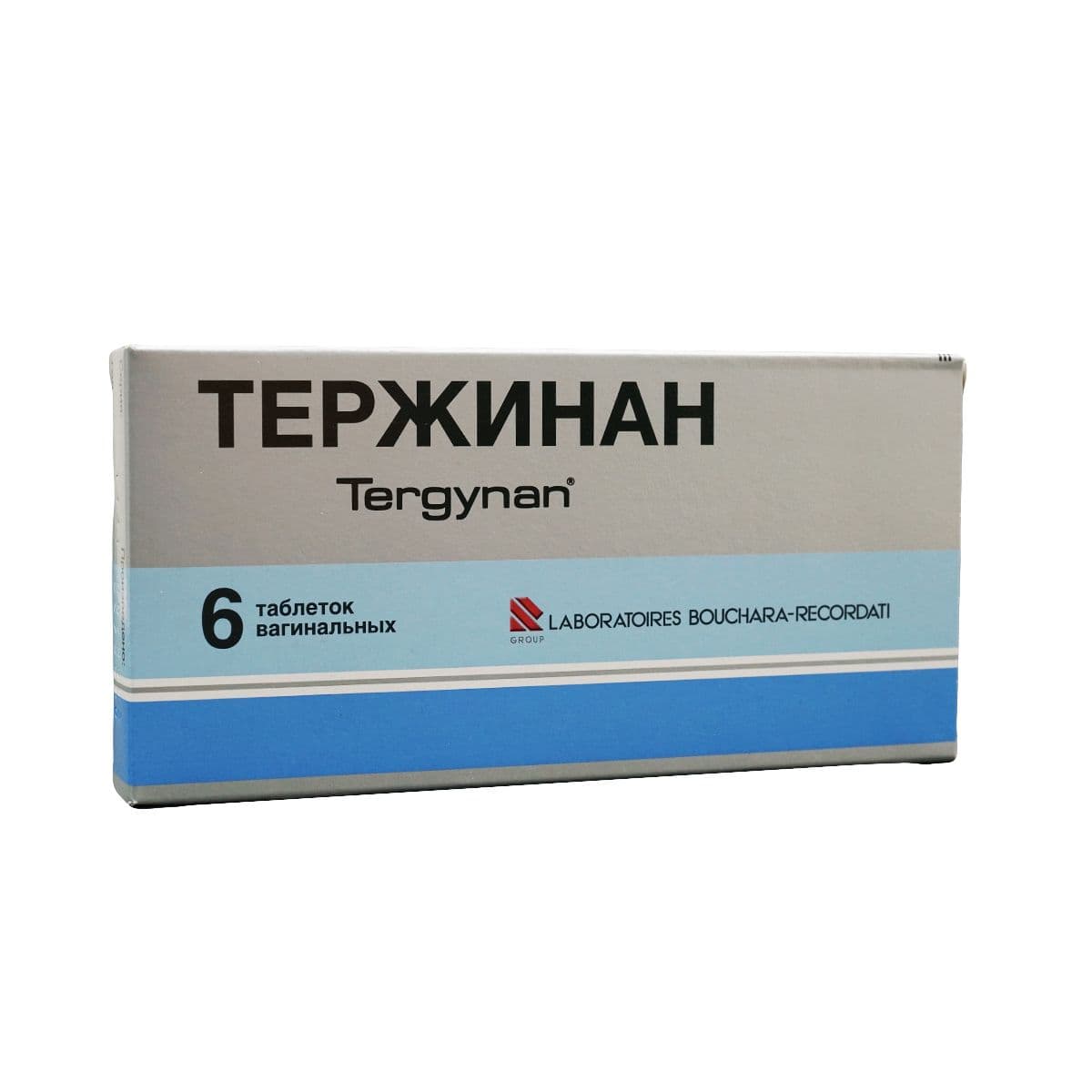 ტერჟინანი - Tergynan ვაგინალური ტაბლეტი 6 ცალი