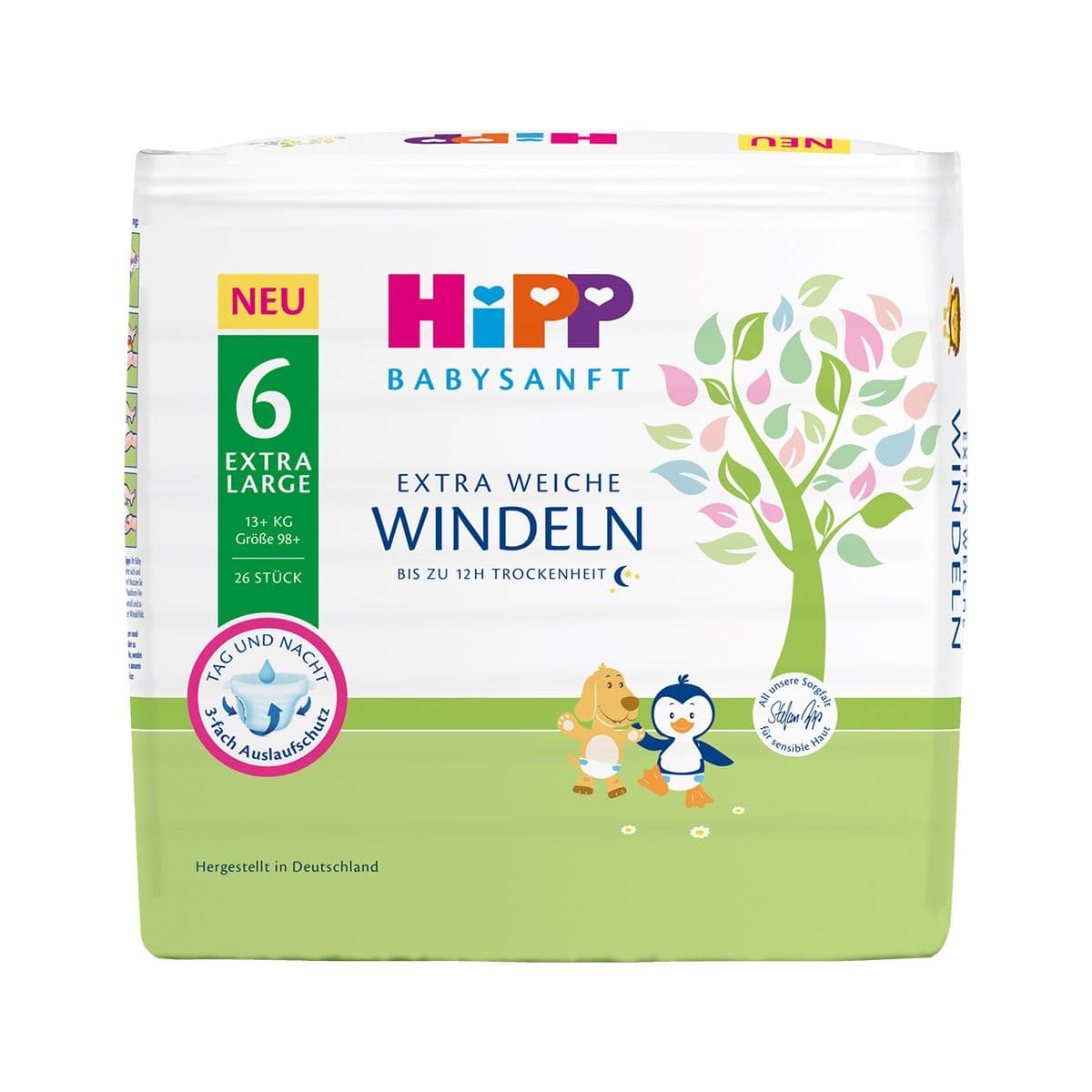 ბავშვის საფენი 13+კგ 26 ცალი 2567 ჰიპი - Hipp