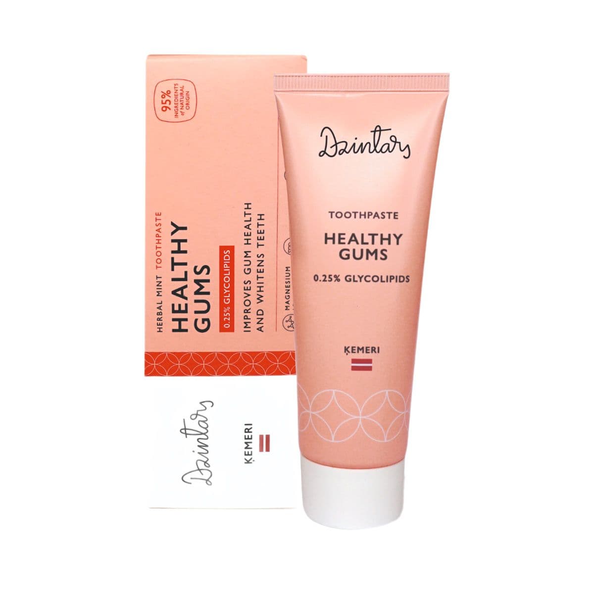 კბილის პასტა Kemeri ღრძილების დაცვა 1575 ძინტარსი - Dzintars