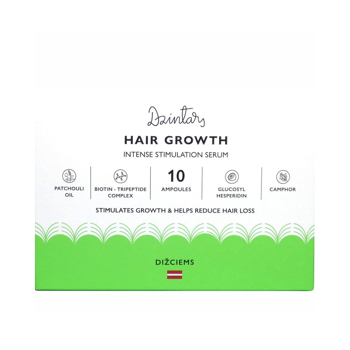 შრატი თმის ზრდის სტიმულირება 1865 ძინტარსი - Dzintars