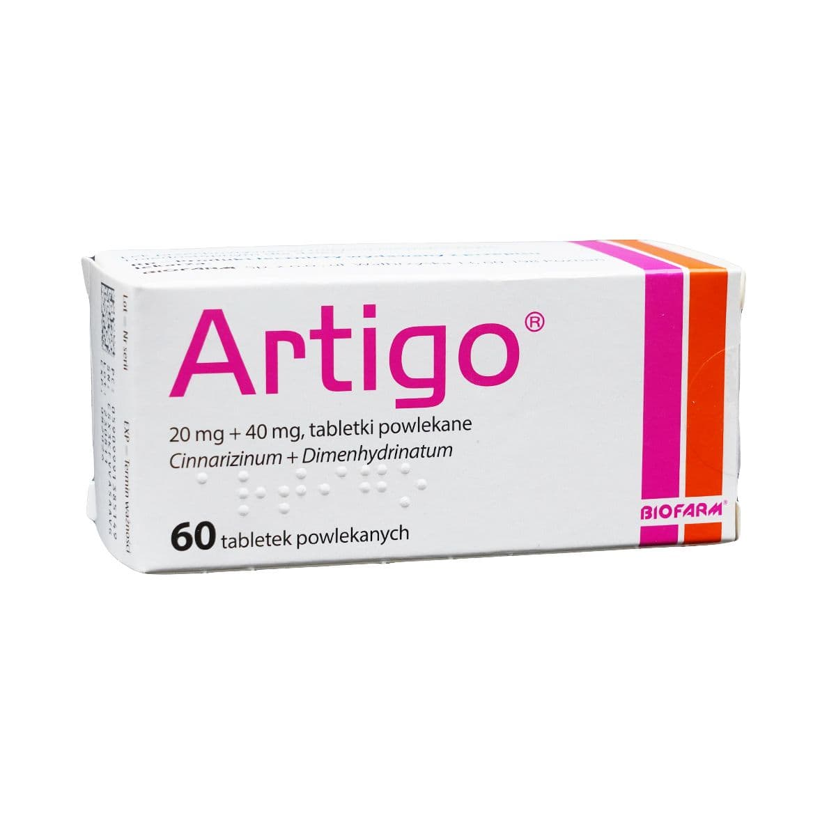 არტიგო - Artigo 20მგ/40მგ 60 ტაბლეტი