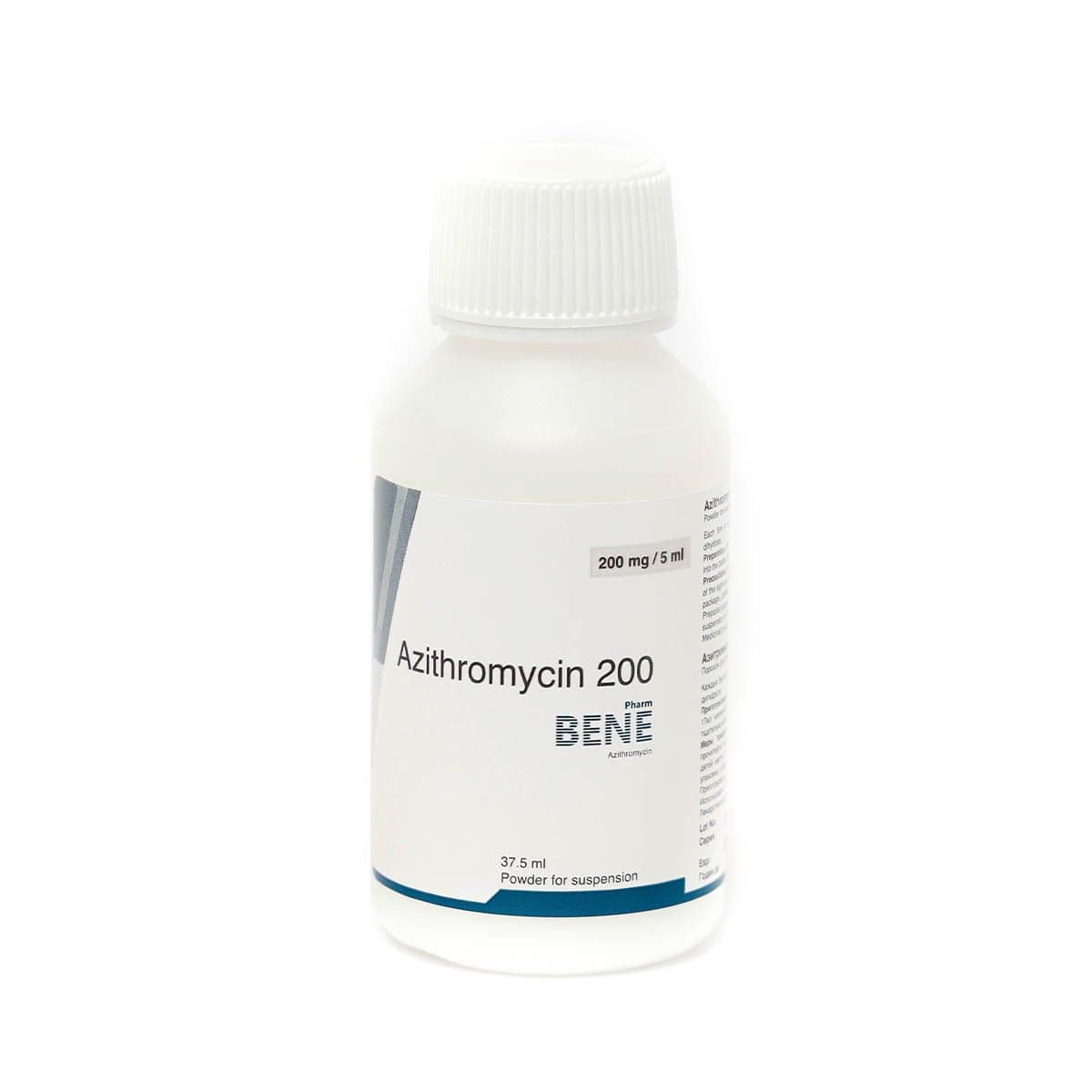 აზითრომიცინი - Azithromycin 200მგ/5მლ 37.5მლ სუსპენზია