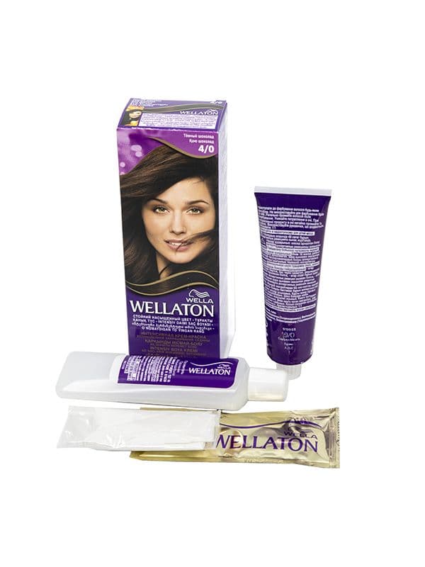 ველატონი თმის საღებავი ყავისფერი 4/0 0058/0542 ველა - Wella