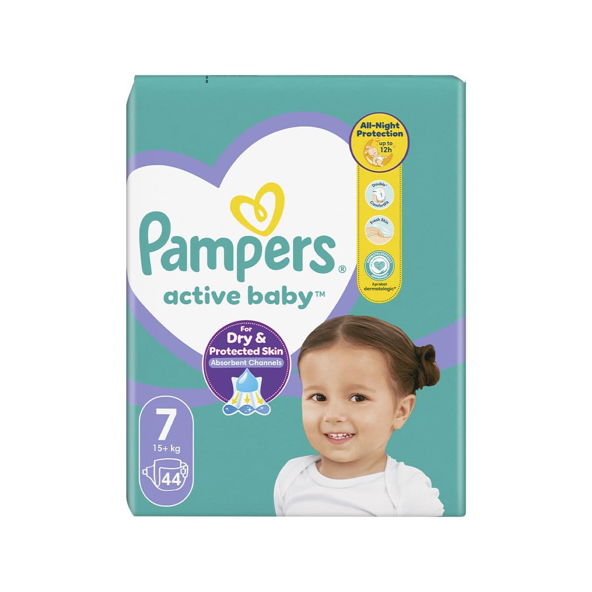 პამპერსი - Pampers ბავშვის საფენები 15+კგ 44 ცალი 9295