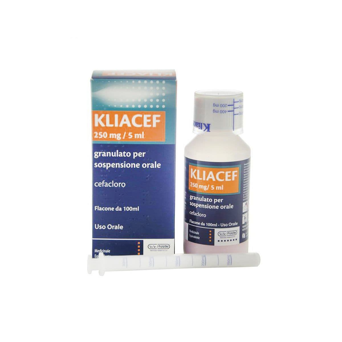 კლიაცეფი - Kliacef 250მგ/5მლ 100 მლ