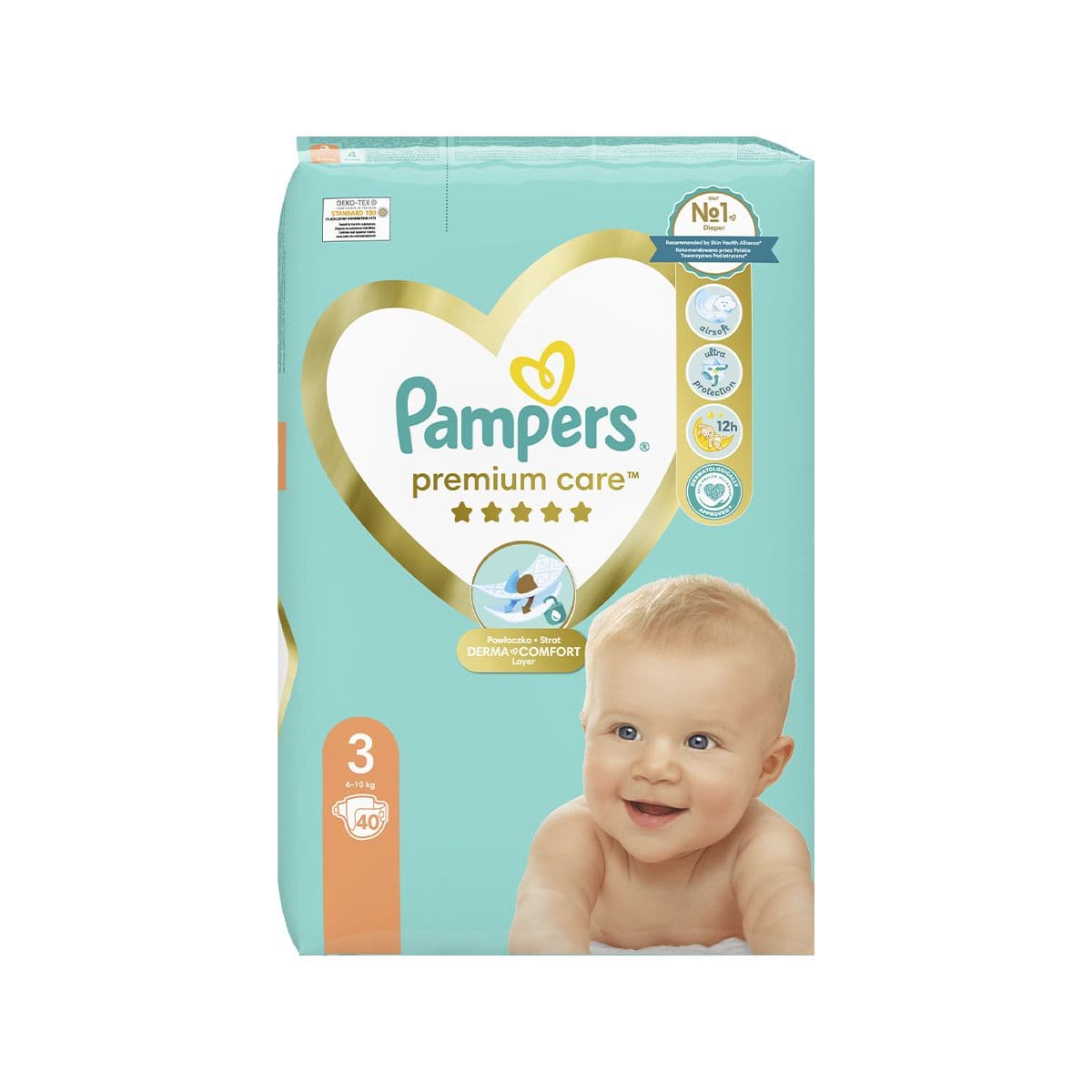 პამპერსი - Pampers პრემიუმი 6-10 კგ 40 ცალი 9337