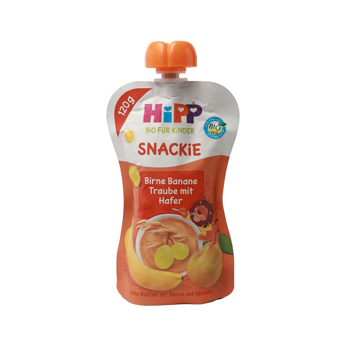 ხილფაფა მსხალი ყურძენი და ბანანი 84500-01 ჰიპი - HIPP