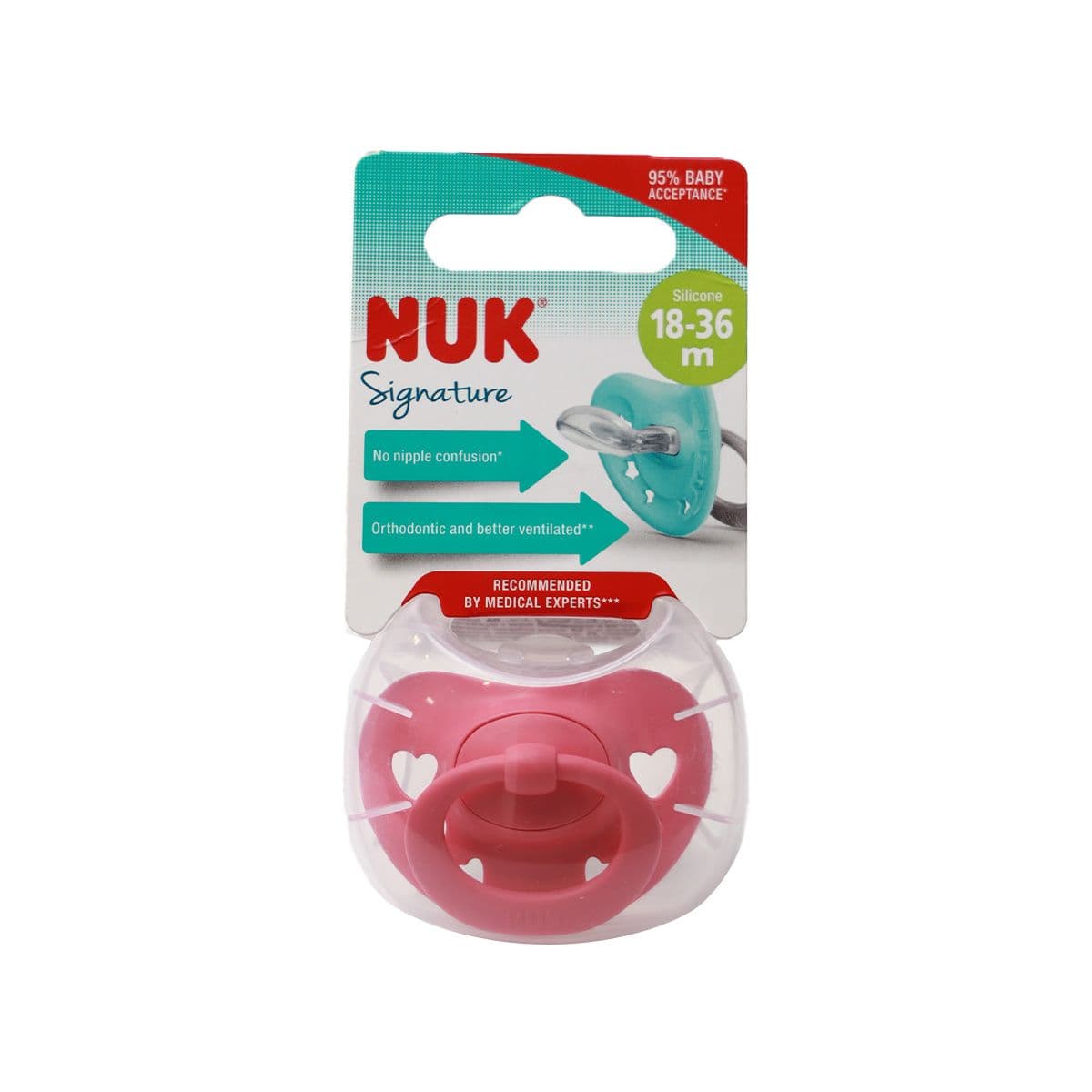 სილიკონის მატყუარა Signature N3 0047 ნუკი - Nuk