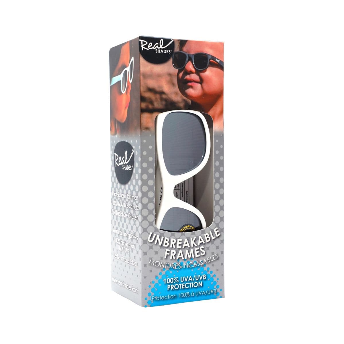 მზის სათვალე 0 თვიდან თეთრი 5821 რეალ შეიდს - Real Shades