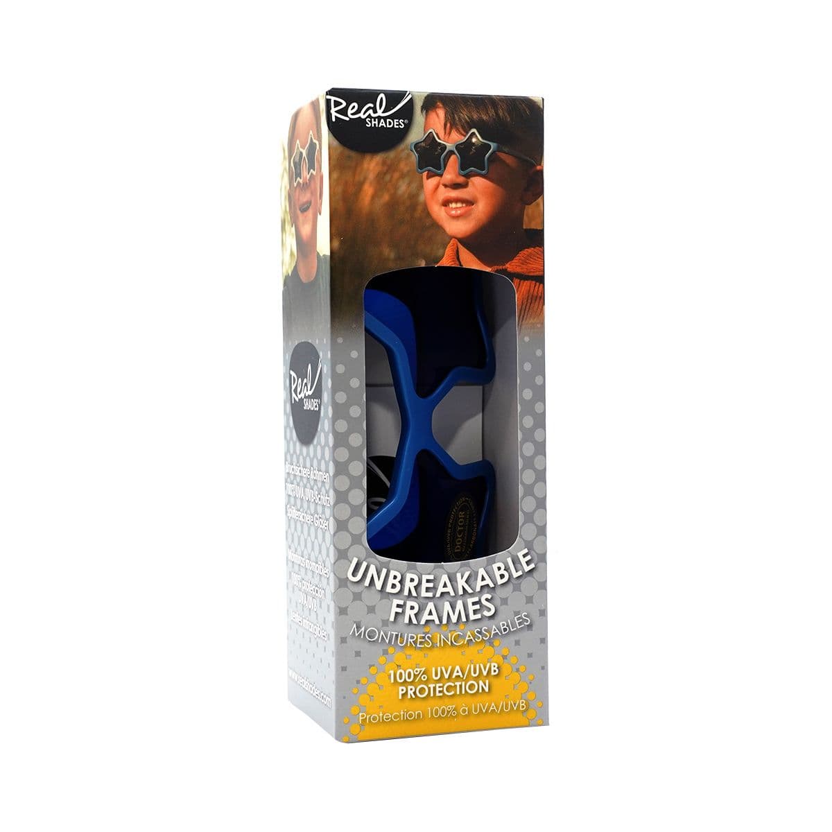 მზის სათვალე 4 წლიდან ლურჯი 7023 რეალ შეიდს - Real Shades