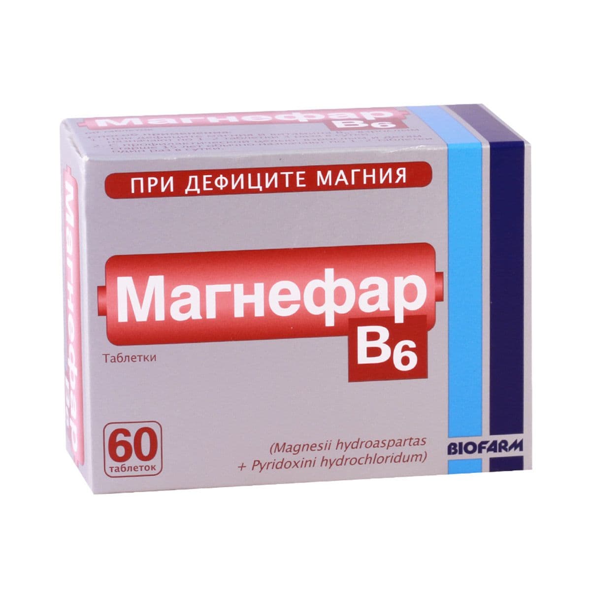 მაგნეფარი - Magnefar B6 60 ტაბლეტი