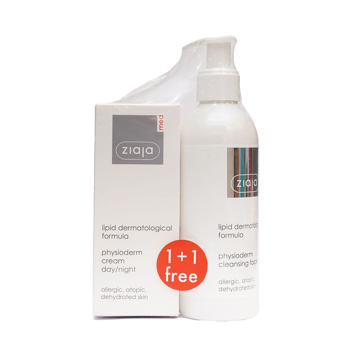 დასაბანი გელი და დამატენიანებელი კრემი Lipid 4728 ზიაია - Ziaja