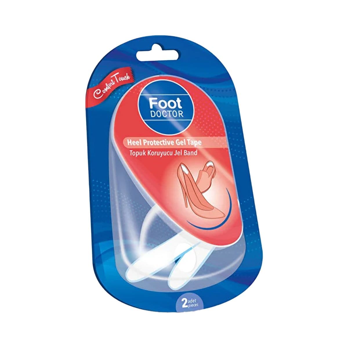 ქუსლის დამცავი სილიკონის საფენი 2 ცალი 0642 ფუტ დოქტორ - Foot Doctor