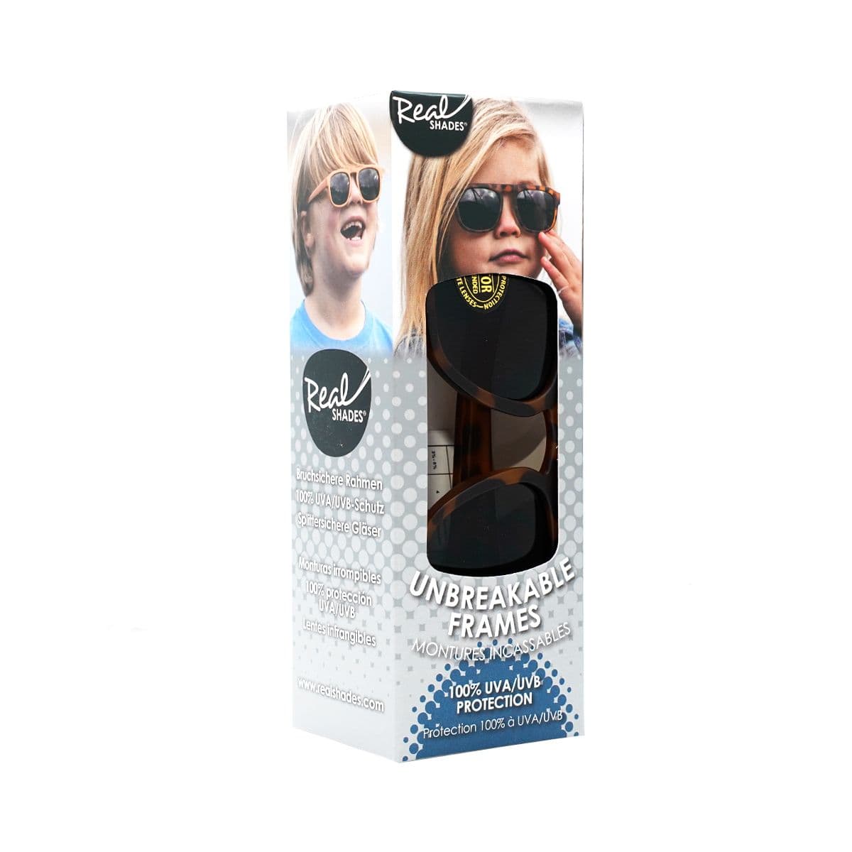 მზის სათვალე 7 წლიდან Tortoise 8020 რეალ შეიდს - Real Shades