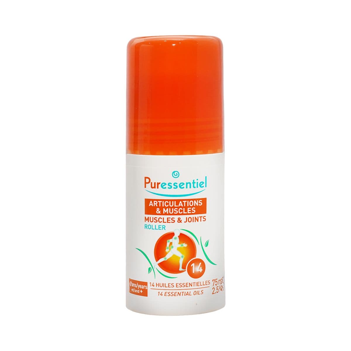 კუნთების და სახსრების როლერი 14 ეთერზეთი 75მლ ფიურესენშელი - Puressentiel
