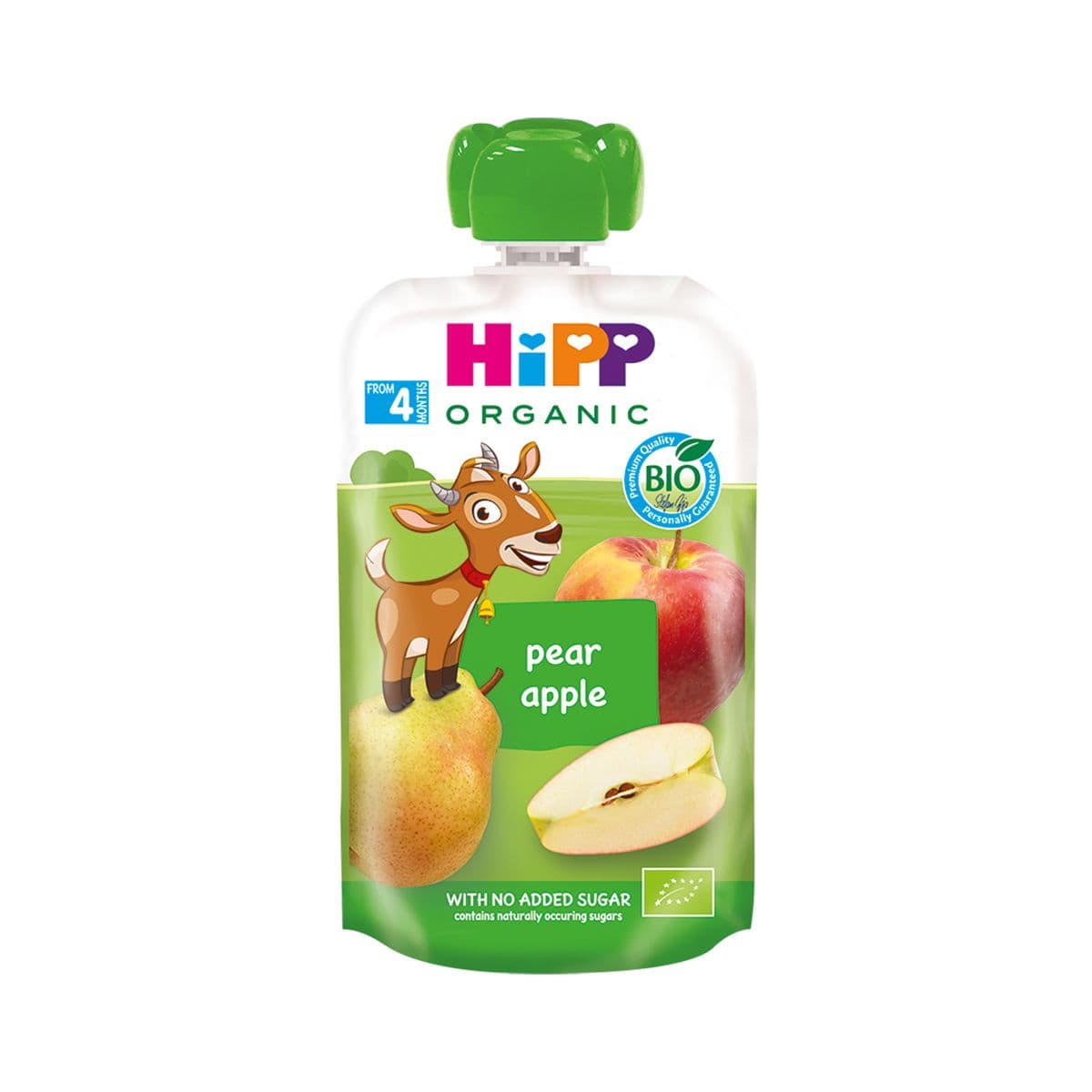 ხილფაფა მსხალი და ვაშლი 4 თვიდან 100 გ 8572 ჰიპი - Hipp