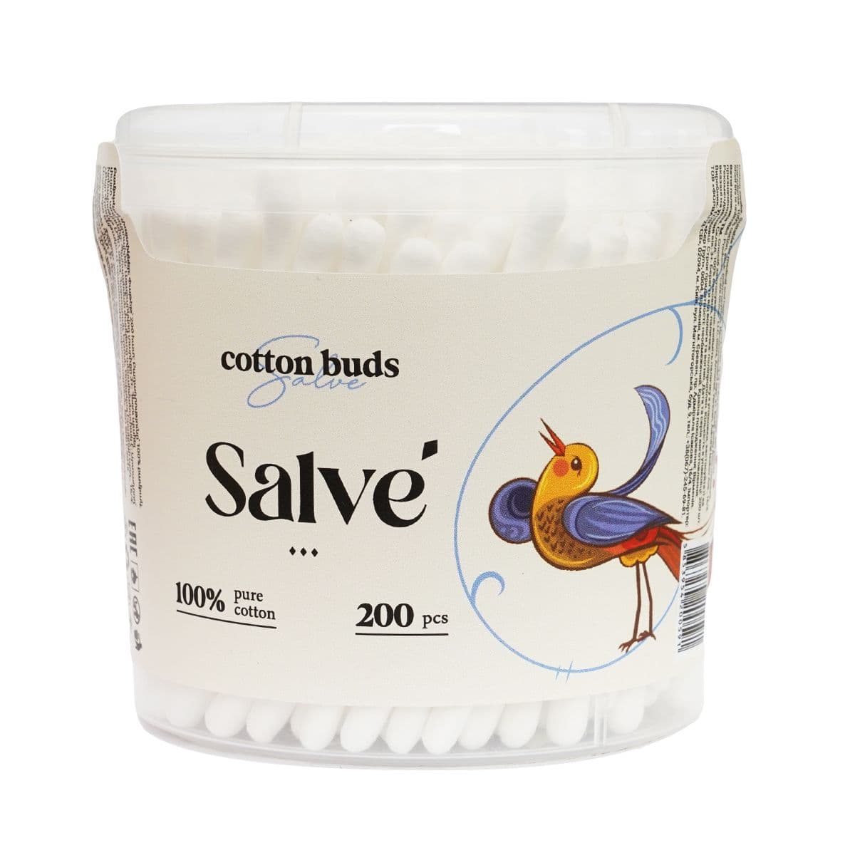 ყურის ჩხირი მრგვალი 200 ცალი 0591