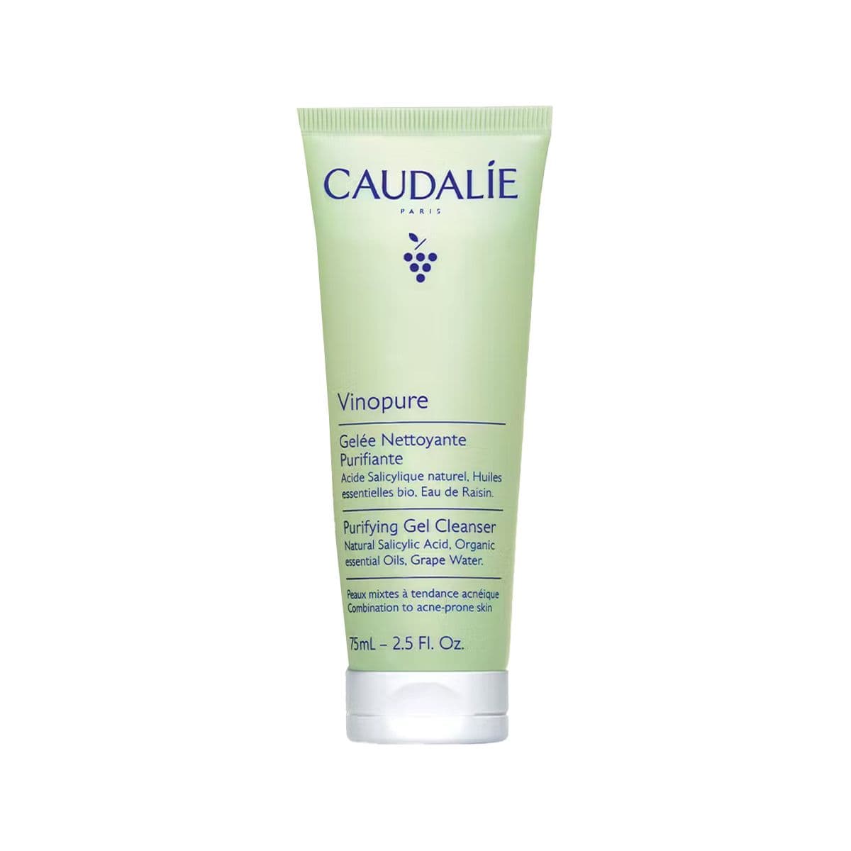 სახის დასაბანი გელი Vinopure 75 მლ 5070 კოდალი - Caudalie