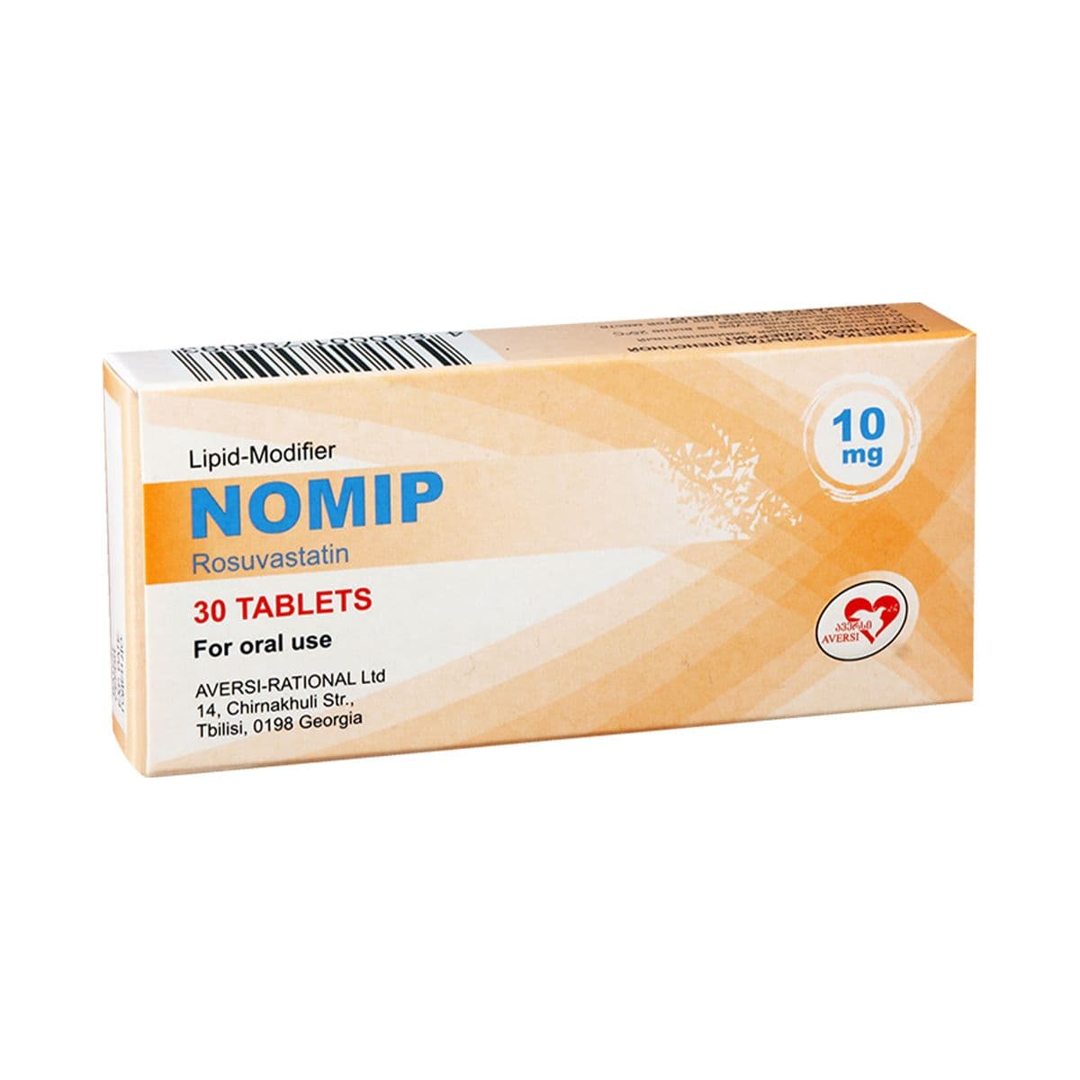 ნომიპი - Nomip 10მგ 30 ტაბლეტი