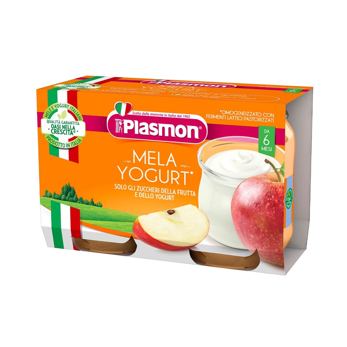 იოგურტი ვაშლი 7793 პლასმონი - Plasmon