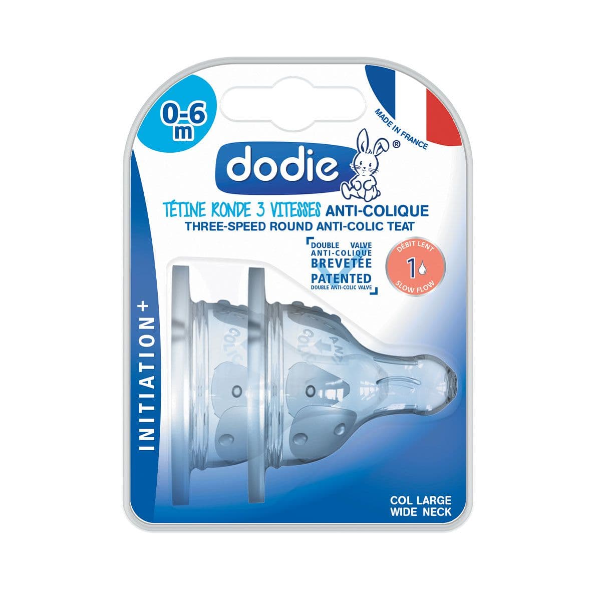 საწოვარა AC ფართო ყელით 0-6 თვე N1 6347 დოძიე - DODIE