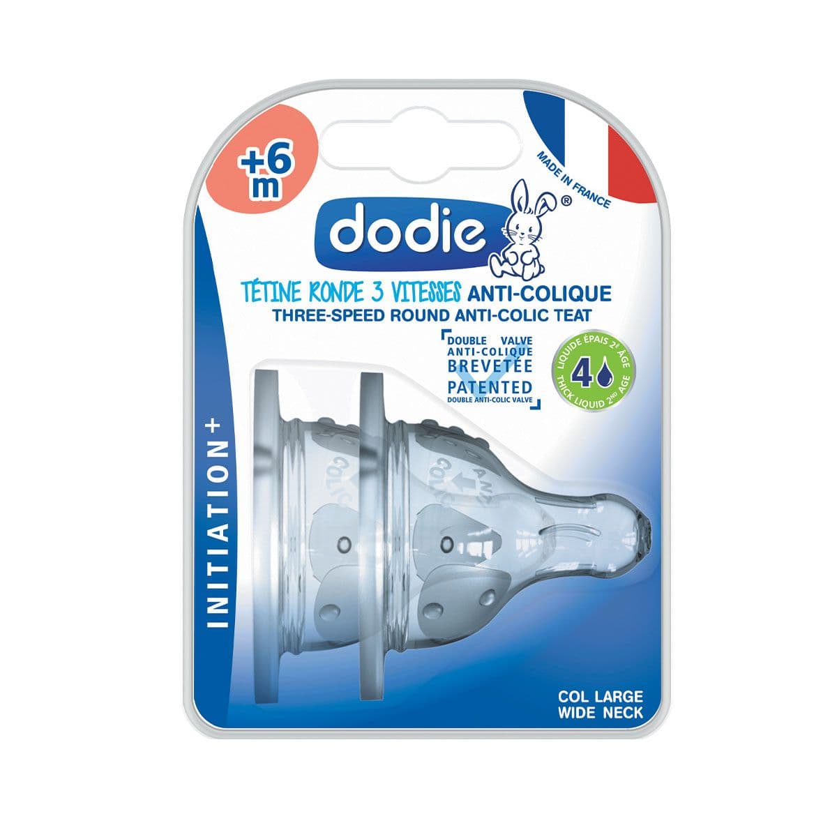 საწოვარა AC ფართო ყელით 6+ თვე N4 6378 დოძიე - DODIE