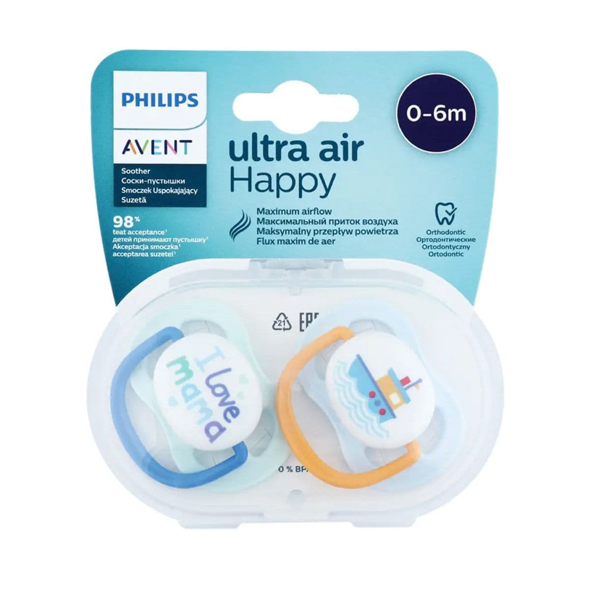 მატყუარა 0-6თ 2 ცალი 9183 ავენტი - Avent