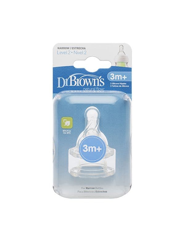 ბოთლის საწოვარა 3-6 თვე 2 ცალი 0488 დოქტორ ბრაუნი - DrBrowns