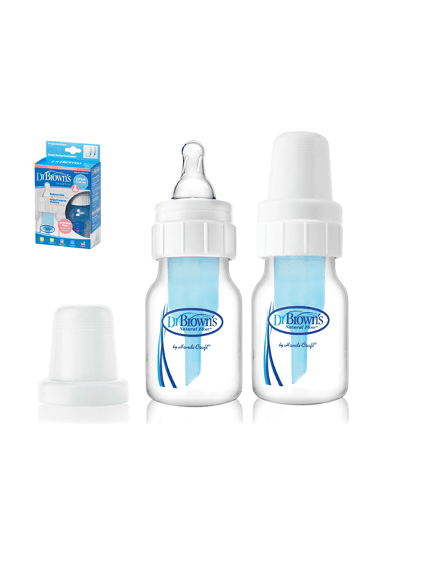 ბოთლი ვიწროყელიანი 60მლ 2ცალი 0057 დოქტორ ბრაუნი - DrBrowns