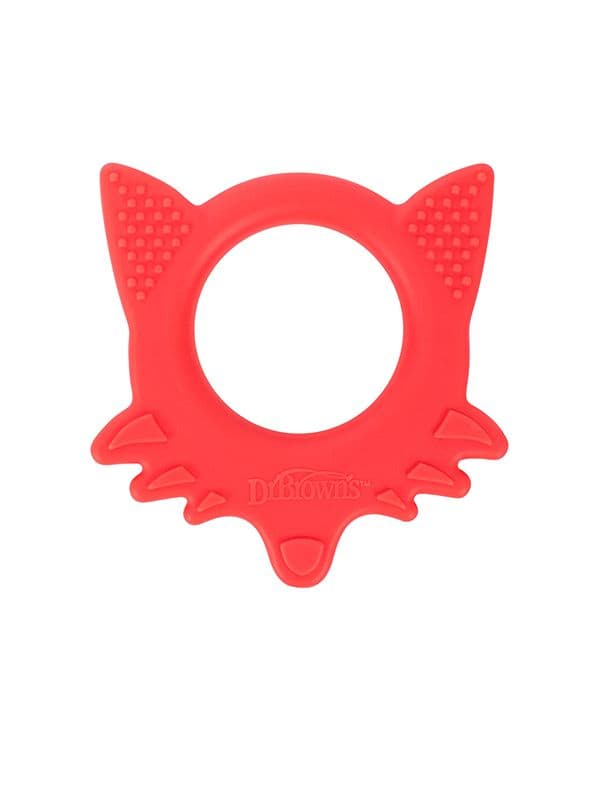 ღრძილების მასაჟორი წითელი მელა 1282 დოქტორ ბრაუნი - DrBrowns