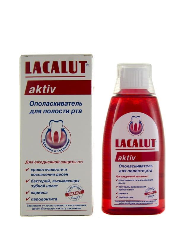 პირის ღრუს სავლები აქტივი 300მლ. ლაკალუტი - Lacalut