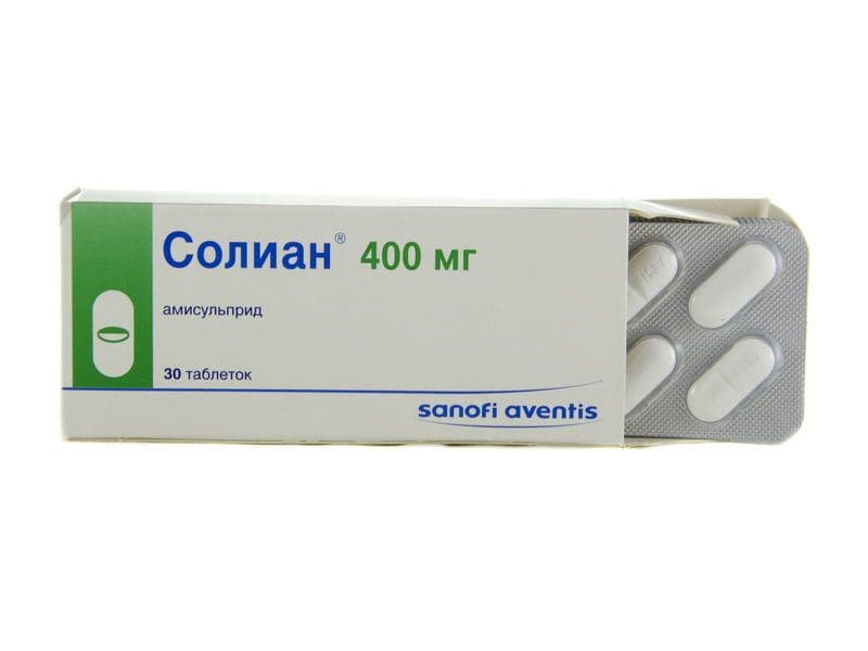 სოლიანი - Solian 400მგ 30 ტაბლეტი