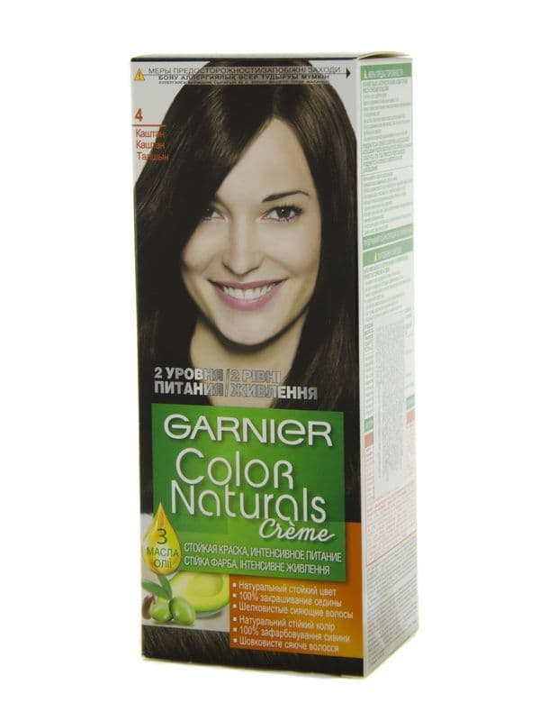 თმის საღებავი Color Natural N4 გარნიე - Garnier