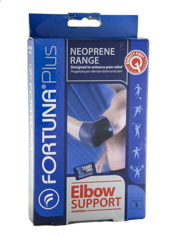 Fortuna plus - ფორტუნა პლიუსი ნეოპრენი იდაყვის ფიქსატორი-ზომა S