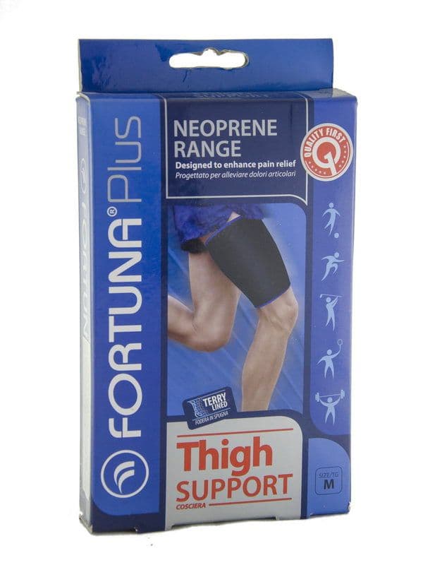 Fortuna plus - ფორტუნა პლიუსი ნეოპრენი ბარძაყის ფიქსატორი-ზომა M