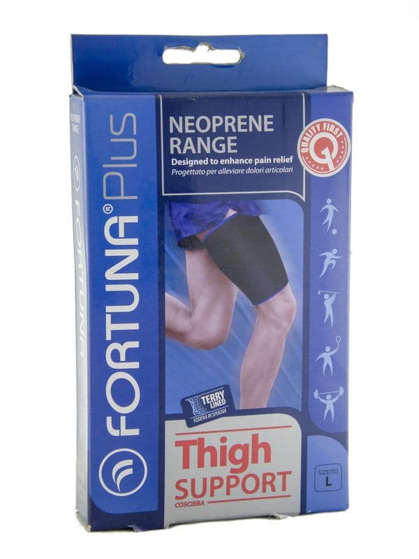 Fortuna plus - ფორტუნა პლიუსი ნეოპრენი ბარძაყის ფიქსატორი-ზომა L
