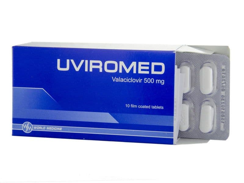 უვირომედი - Uviromed 500მგ 10 ტაბლეტი